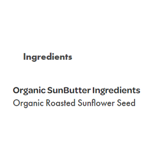 Sun Butter Sunflower Butter Organic 454g