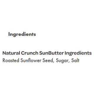 Sun Butter Sunflower Butter Crunch 454g