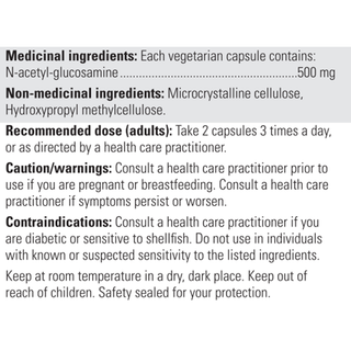 Biomed NAG (N-acetyl-glucosamine) 120 Capsules