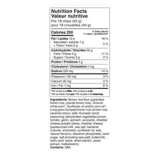 Riceworks Rice Snacks Avocado Ranch 155g