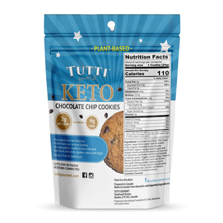 Tutti Gourmet Keto Chocolate Chip Cookies + MCT Oil 142g