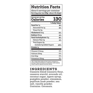 Siete Cinnamon Chips Grain Free Churro Strips 142g