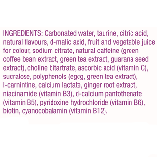 Aspire Natural Caffeine Energy Drink Raspberry+Acai 355mL