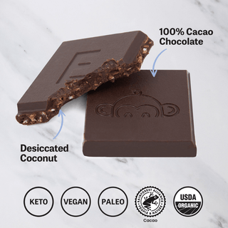 Evolved Chocolate Bar Midnight Coconut 100% Cocoa 65g