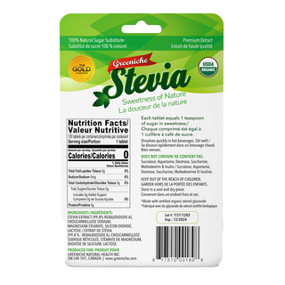 Greeniche Stevia Blister Pack 100 Tablets