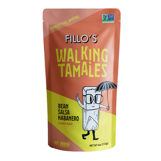 Fillo's Walking Tamales Corn Bar Bean Salsa Habanero 113g