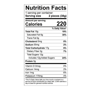 Theo Peanut Butter Cup Dark Chocolate 55% 38g