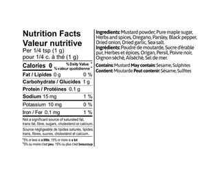 Big Cove Foods Maple Mustard Hamonizer Pouch 20g
