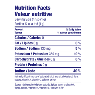 LoSalt Reduced Sodium Salt Iodized 350g