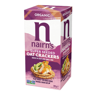 Nairn's Organic Oat Crackers Super Seeded 200g
