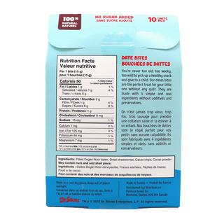 Dr. Seuss Date Bites Strawberry Chocolate Chip 150g