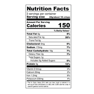 Iwon Protein Crisps Sour Cream & Onion 85g