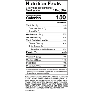 Legendary Foods Popped Protein Chips Barbecue 34g