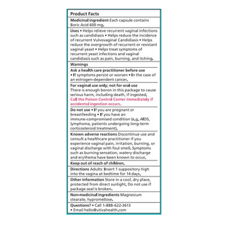 Utiva Yeast Control 30 Suppositories