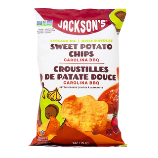 Jackson's Sweet Potato Chips Carolina BBQ 142g