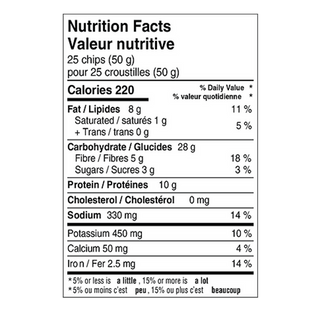 Prairie Goodness Baked Lentil Chips BBQ 120g