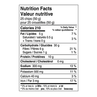 Prairie Goodness Baked Lentil Chips Jalapeno 120g
