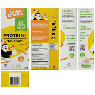 Gogo Quinoa Protein Pasta Macaroni 227g