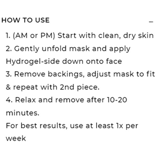 Avatara Illuminating Hydrogel Mask Rose Boba 30g