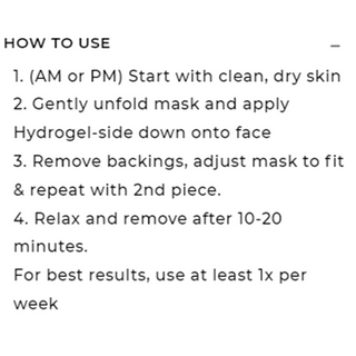 Avatara Calming Hydrogel Mask Matcha Boba 30g