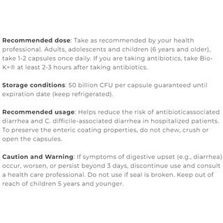 BIO-K+ Antibio Pro 15 Capsules