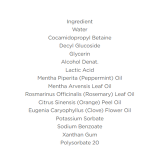 Sapadilla Dish Soap Rosemary & Peppermint 473mL