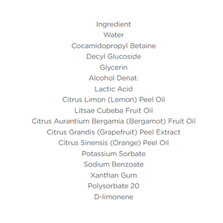 Sapadilla Dish Soap Grapefruit & Bergamot 473mL