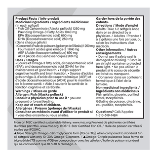 Sports Research Omega 3 Fish Oil 60 Softgels