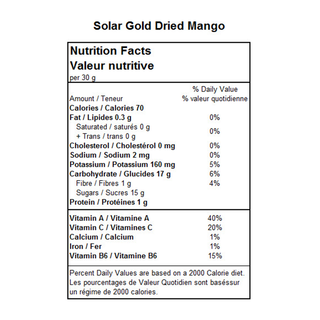 Solar Gold Mango 120g