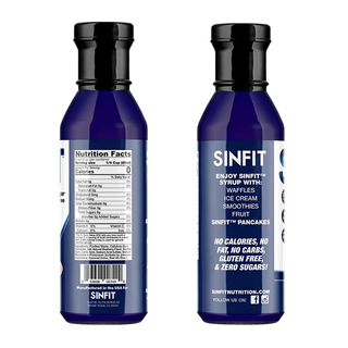 Sinfit Sugar Free Pancake Syrup Blueberry 355mL