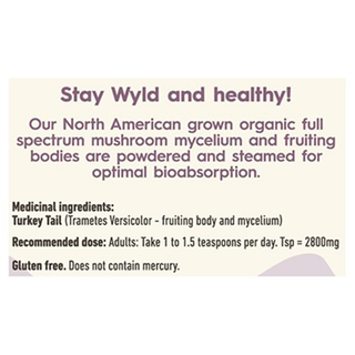Stay Wyld Organics Turkey Tail Mushroom Powder 100g