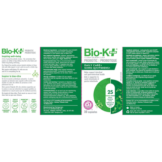 BIO-K Daily Care + Probiotic 25 Billion 30 Capsules