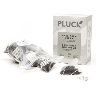 Pluck Tea Premium Black Tea Earl Grey Cream 15 Tea Bags
