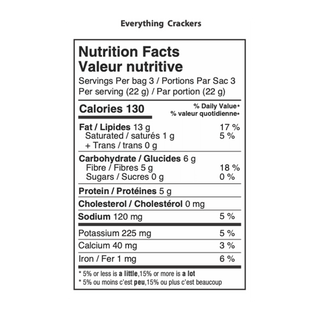 Nud Fud Keto Flax Crackers Everything 66g