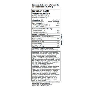 Unreal Dark Chocolate Peanut Butter Cups 119g