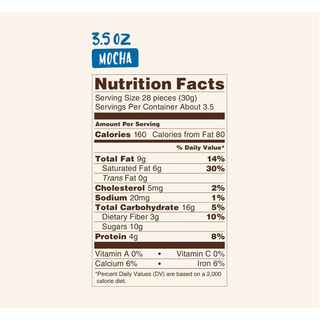 Lebby Chickpea Snacks Mocha 99g