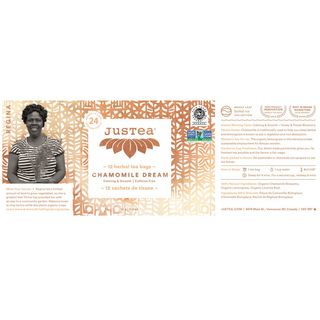 JusTea Chamomile Dream 12 Tea Bags