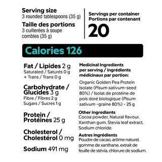 Thrive Plant Co Vegan Protein Chocolate 20 Servings