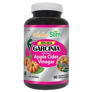 Herbal Slim Garcinia with Apple Cider Vinegar 90 Veggie Capsules