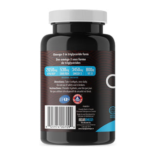 AquaOmega Omega-3 High EPA  120 Softgels