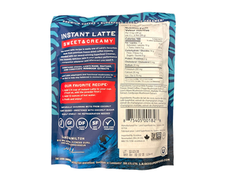 Laird Superfood Instant Latte Sweet & Creamy 227g