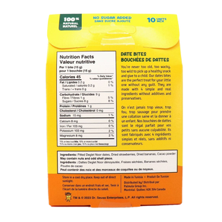 Dr. Seuss Date Bites Strawberry Banana 150g