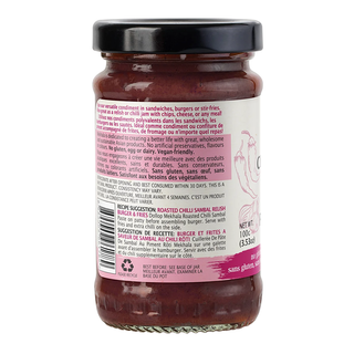 Mekhala Organic Roasted Chili Sambal Paste 100g