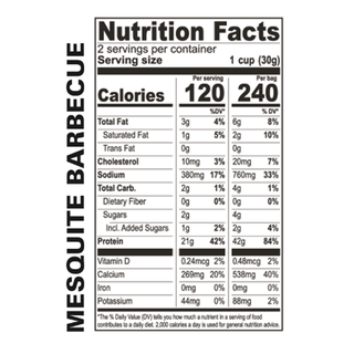 Twin Peaks Protein Puffs Mesquite Barbecue 60g