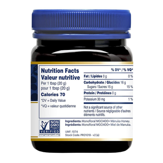 Manuka Health Manuka Honey MGO400+ 250g