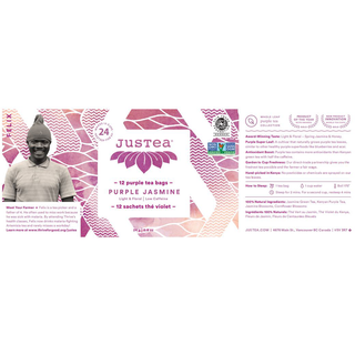 JusTea Purple Jasmine 12 Tea bags