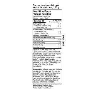 Unreal Dark Chocolate Coconut Bars 120g