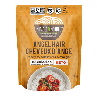 Miracle Noodle Ready To Eat Keto Noodles Angel Hair 200g