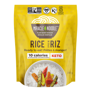 Miracle Noodle Ready To Eat Keto Noodles Rice Style 200g