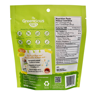 The Greencious Munch Vacuum Dried Ramboutan Chips 30g